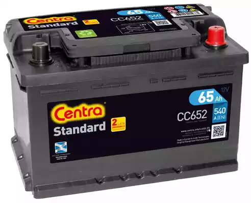CC652 CENTRA STANDARD * Indító akkumulátor