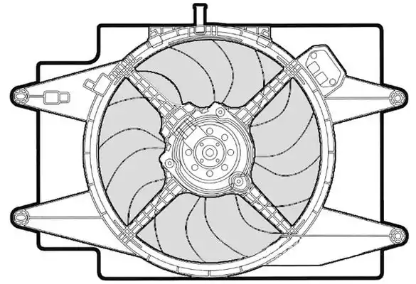 1209500 CTR ventillátor, motorhűtés