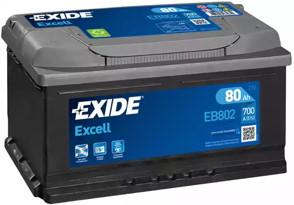 EB802 EXIDE EXCELL ** Indító akkumulátor