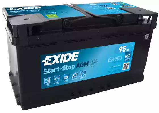 EK950 EXIDE Start-Stop AGM Indító akkumulátor