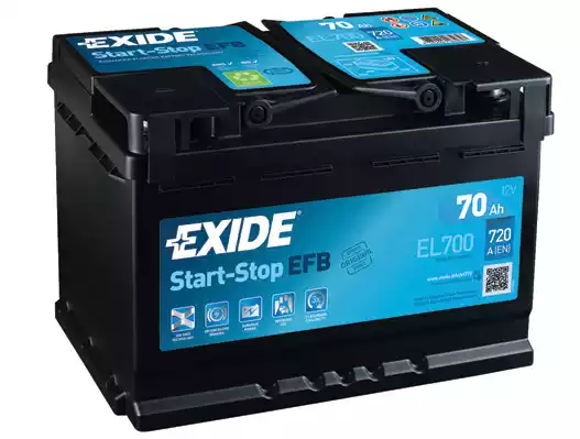 EL700 EXIDE Start-Stop EFB Indító akkumulátor