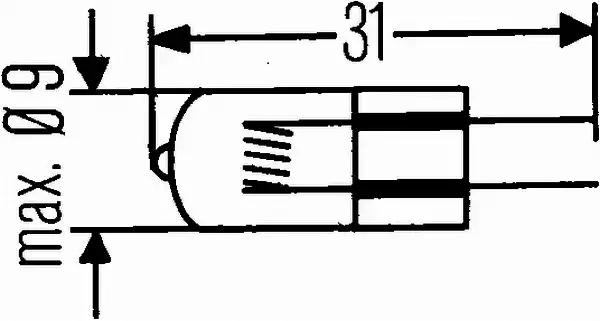 8GH 005 758-246 HELLA izzó, főfényszóró