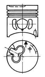 93579630 KOLBENSCHMIDT dugattyú