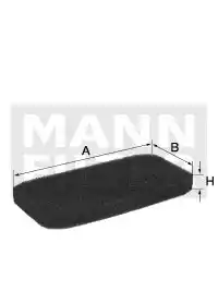 CU 53 001 MANN-FILTER szűrő, utastér levegő