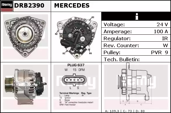 DRB2390X REMY Heavy Duty Smart generátor