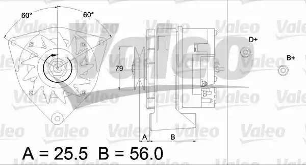 436269 VALEO generátor