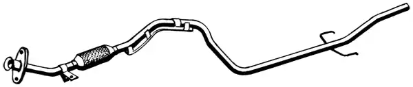 17463 WALKER kipufogócső