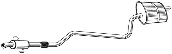 22376 WALKER hátsó hangtompító