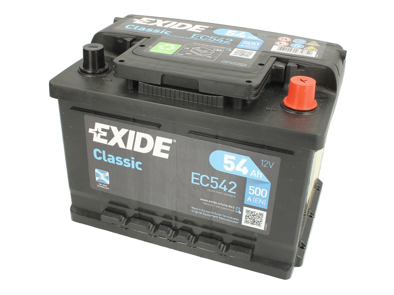 EC542 EXIDE CLASSIC * Indító akkumulátor