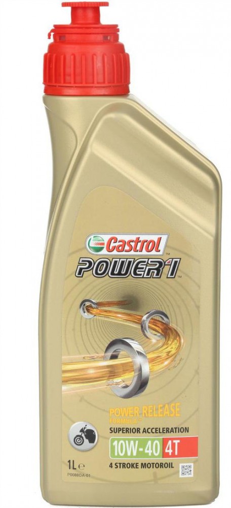 CAPOW14T10W401 CASTROL CASTROL POWER 1 4T 10W-40 1 Liter